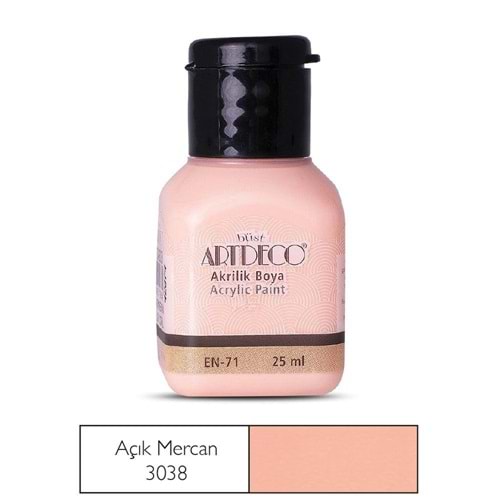 Artdeco Akrilik Boya 25Ml 3038 Açık Mercan