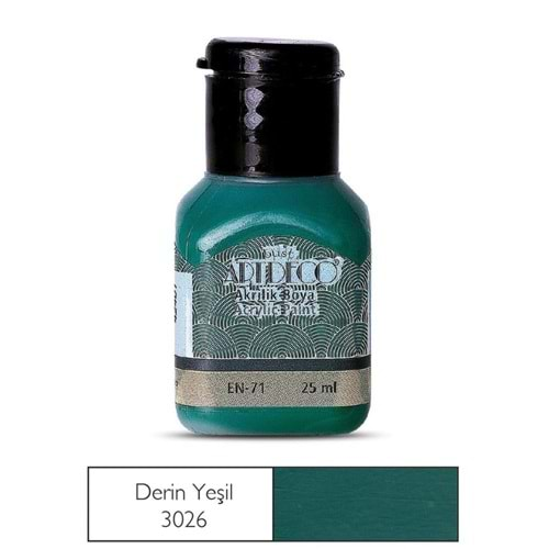 Artdeco Akrilik Boya 25Ml 3026 Derin Yeşil