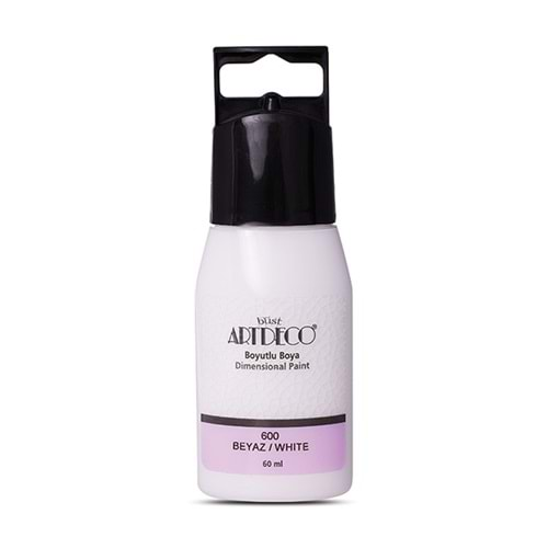 Artdeco Boyutlu Boya 60 Ml Beyaz 600