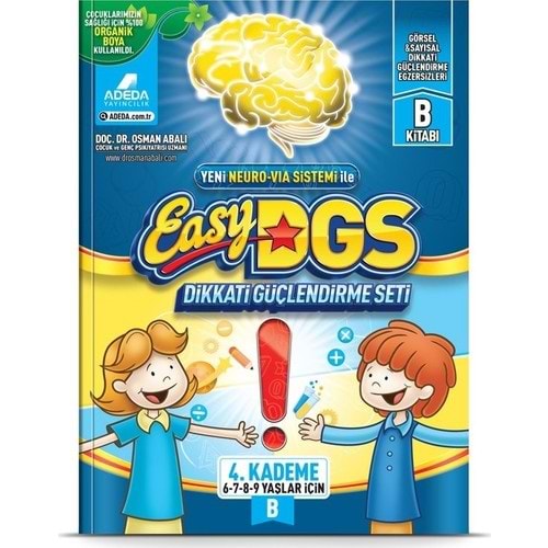 Adeda Dikkati Güçlendirme Seti Easy 6-9 Yaş B