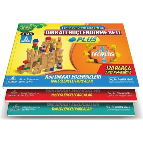 Adeda Dikkat Güçlendirme Seti Plus 6 Yaş Kitapları