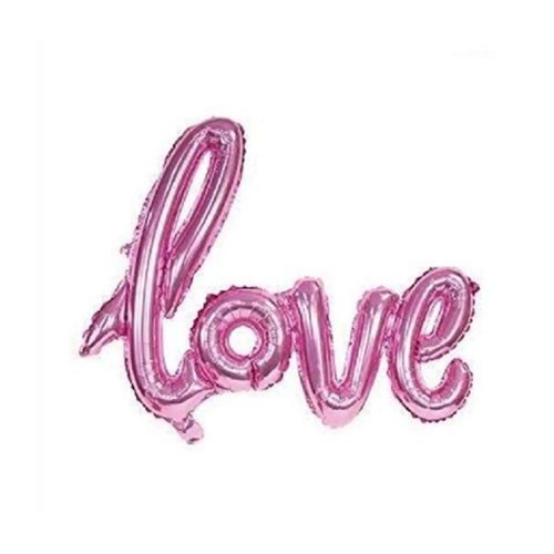 Rps Folyo Balon Love Banner Pınk 40