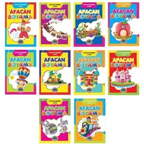 4E Boyama Kitabı Afacan Renkli Örnekli 16 Syf.