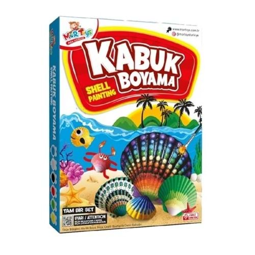 Mor Toys Kabuk Boyama Seti 9749