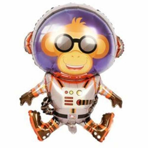 Rps Folyo Balon Uzay Monkey Astronot 38