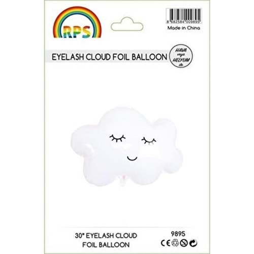 Rps Folyo Balon Gökyüzü Eyelash Cloud 30