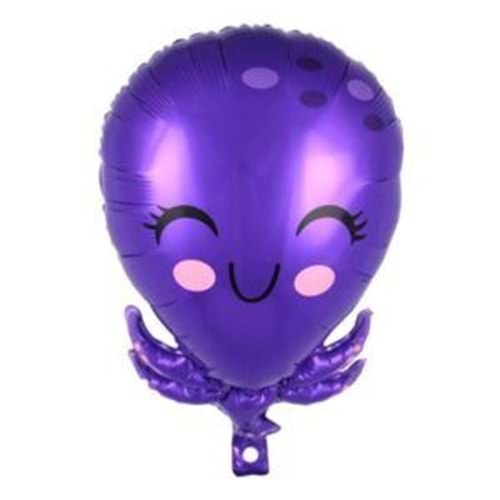 Rps Folyo Balon Deniz Purple Octopus 27