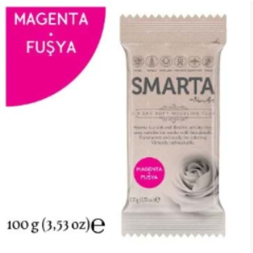 Smarta Akıllı Model Hamuru 100Gr Fuşya