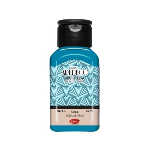 Artdeco Akrilik Boya 75Ml Kelebek Mavi 3044