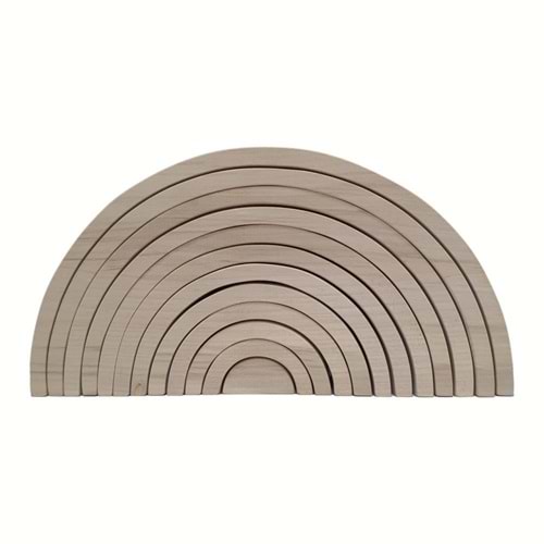 Azur Yayıncılık Bee Waldorf 12 Li Gökkuşağı 30Cm Natural Küçük