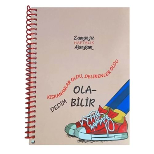 Mcolor Spiralli Ajanda - Zamansız Haftalık Ajanda