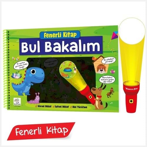 Yükselen Zeka Fenerli Kitap Bul Bakalım (Görsel Dikkat, İşitsel Dikkat, Akıl Yürütme)
