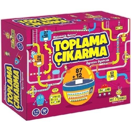 Yükselen Zeka Toplama ve Çıkarma Kutusu 5-10 Yaş