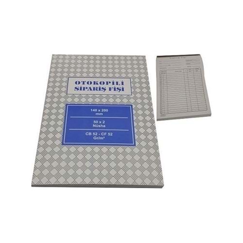 Altınyıldız Normal Sipariş Fişi 14X20 3 nüsha (1 Adet)