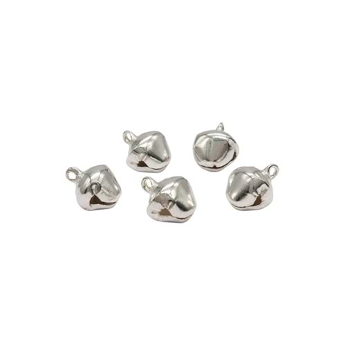 Metal Zil 20Mm Gümüş Askılı 24 lü