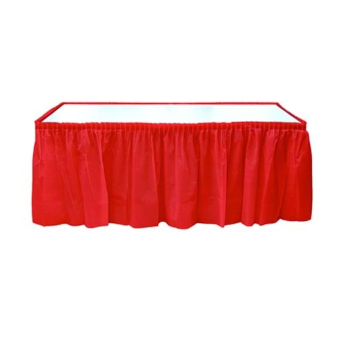 Kikajoy Masa Eteği 75x426cm -Kırmızı