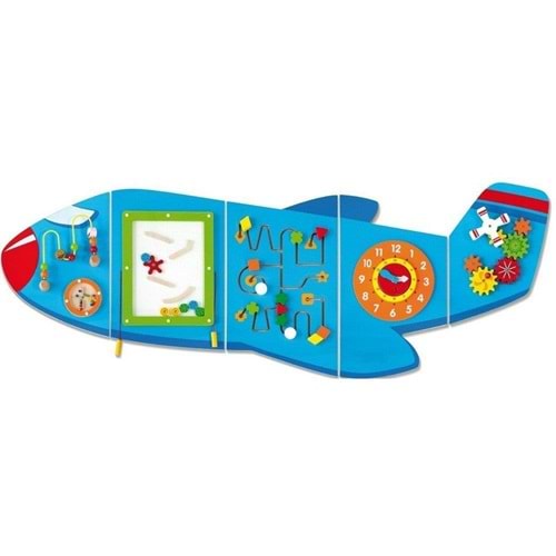 Vega Toys Uçak Figürlü Duvar Oyunu Seti