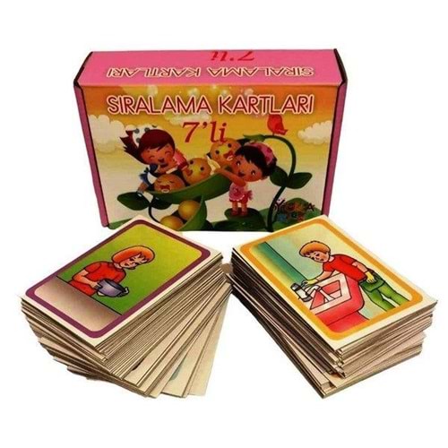 Yuka Kids Sıralama Kartları 7 Li