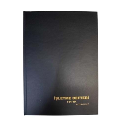 Altınyıldız İşletme Defteri 144 Yp Ciltli Numarlı
