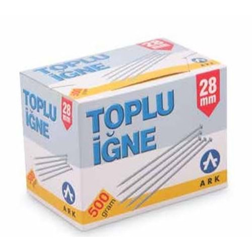 Ark Toplu İğne 28mm 500gr Karton Kutu