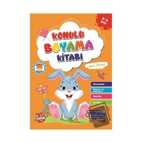 Kolon Konulu Boyama 48yp Sarı Kitap 2-3 Yaş