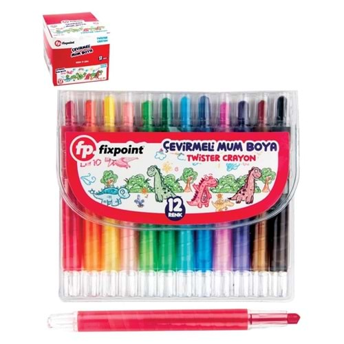 Fixpoint Twister Crayon Mum Boya Çevirmeli P-2114