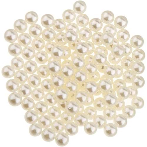 Plastik İnci 8mm 50Gr Kare Kutu