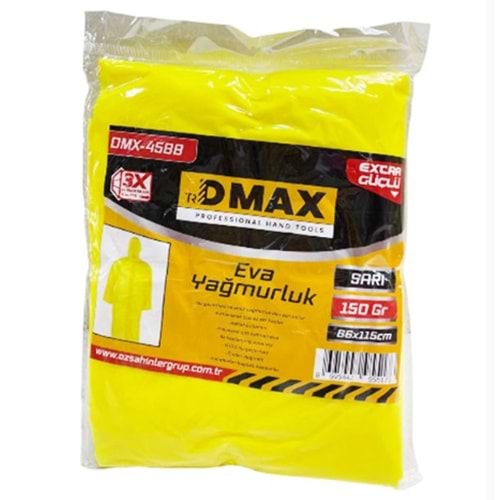 Dmax Eva Yağmurluk Sarı DMX-4588