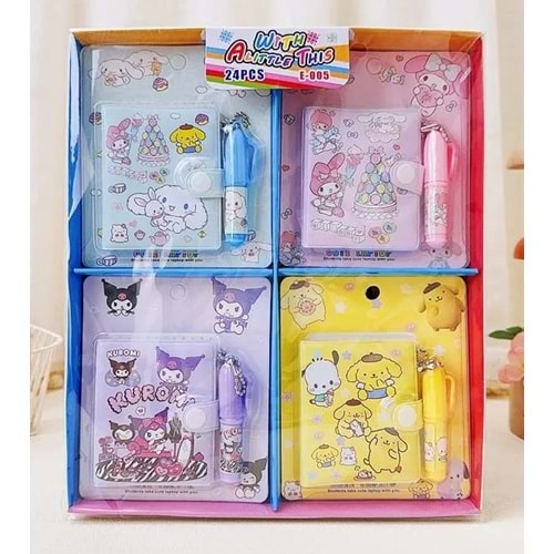 Kabartmalı Defter Kalemli Set A8 Küçük - S.Eşya