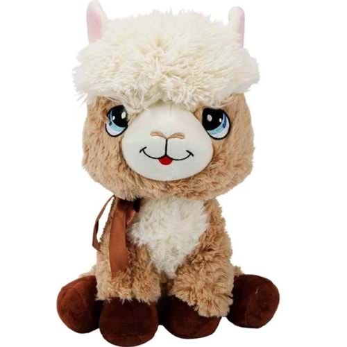 Halley 35cm Peluş Mutlu Lama PL62431