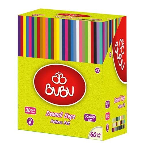 Bubu Desenli Rulo Keçe 50X100 2Mm 
