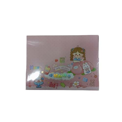 Kuzey Şerit Bant Sticker (1 Adet)