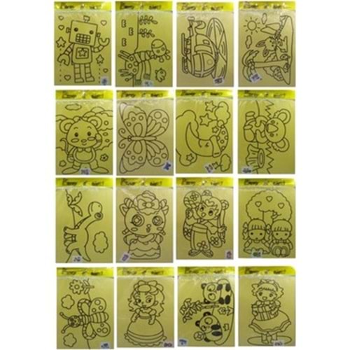 Kum Boyama 17x24 (1 Adet)