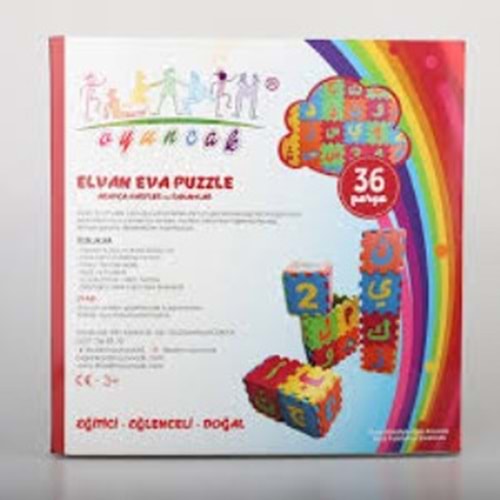 Eva Puzzle Elif Ba Ve Rakamlar 36 Parça
