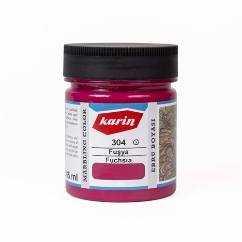 Karin Ebru Boyası 304 Fuşya 105ml 61304105