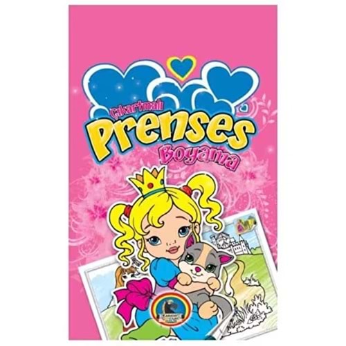 Karatay Stickerli Prenses Boyama Kitabı 16sf (1 Adet)