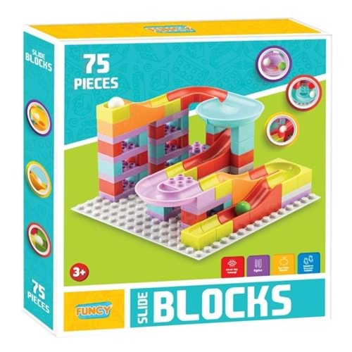 Funcy Slide Blocks 75 Parça