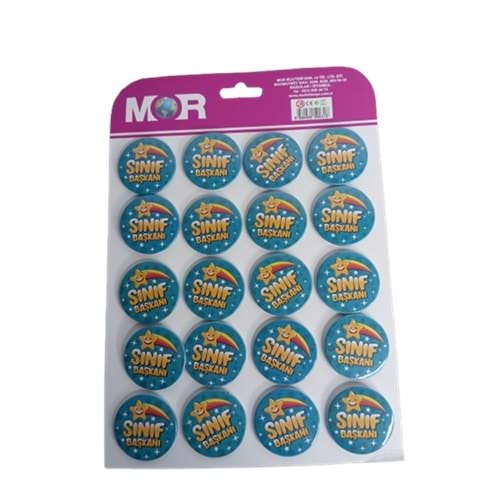 Mor Rozet Sınıf Başkanı (1 Adet)