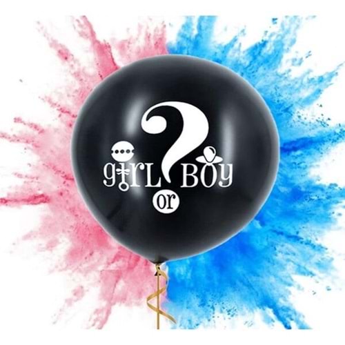 Cinsiyet Balonu Konfetili 36
