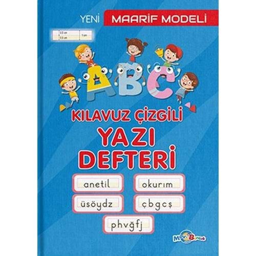 Mavi Boncuk Maarif Model Yazı Defteri Küçük Boy