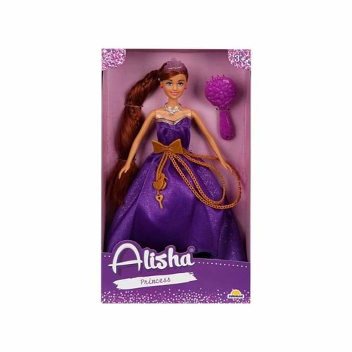 Sunman Oyuncak Bebek Alisha Prenses Uzun Saçlı