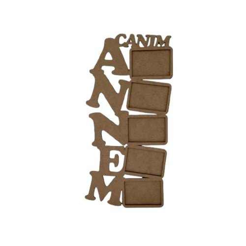 Resim Çerçevesi Küçük Canım Annem 5li