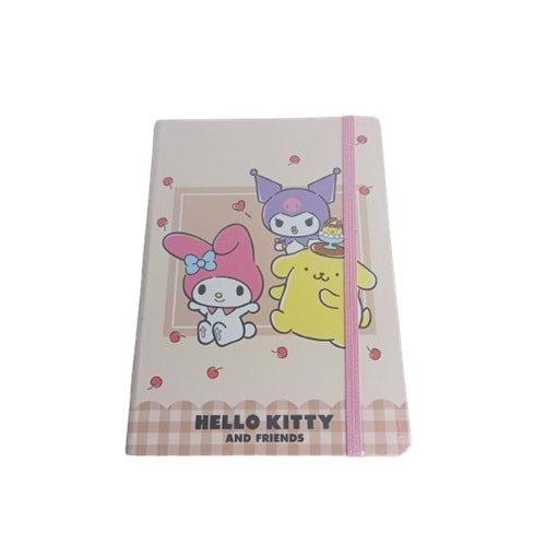 Hello Kitty And Friends A5 80yp Hatıra Sert Kapak
