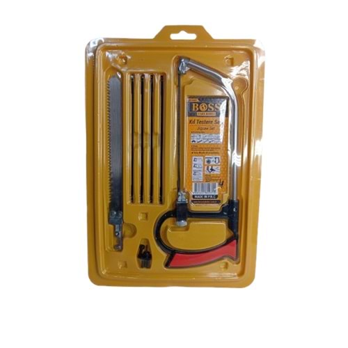 Boss Kıl Testere Seti 6 Yedek Ağızlı 150Mm 