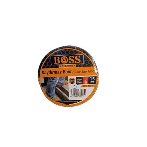 Boss Kaydırmaz Bant 50Mmx15Mt Siyah 