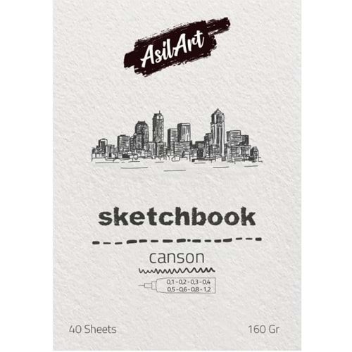 Asilart Sketchbook 160gr A3 Eskiz Aydınger 25Yp