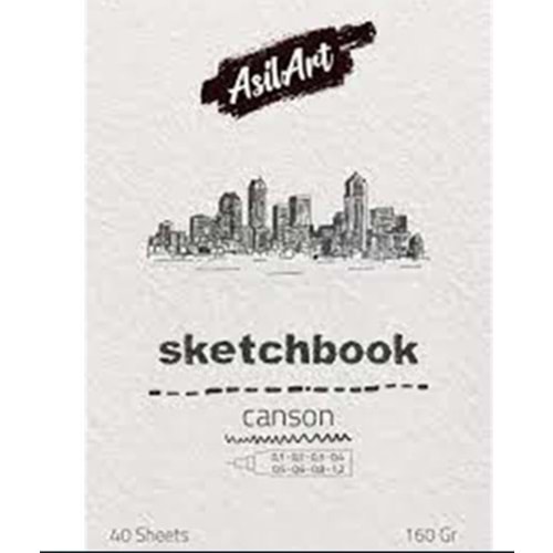 Asilart Sketchbook 160gr A4 Pr Eskiz Aydınger 25Yp