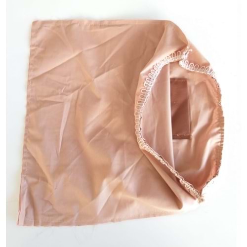 Çanta Aksesuar Fermuarsız 38X38 Cm Dikilmiş Astar Sütlü Kahve