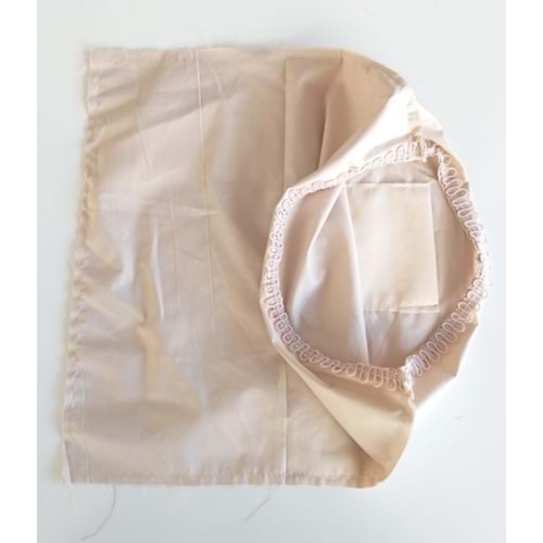 Çanta Aksesuar Fermuarsız 38X38 Cm Dikilmiş Astar Bej