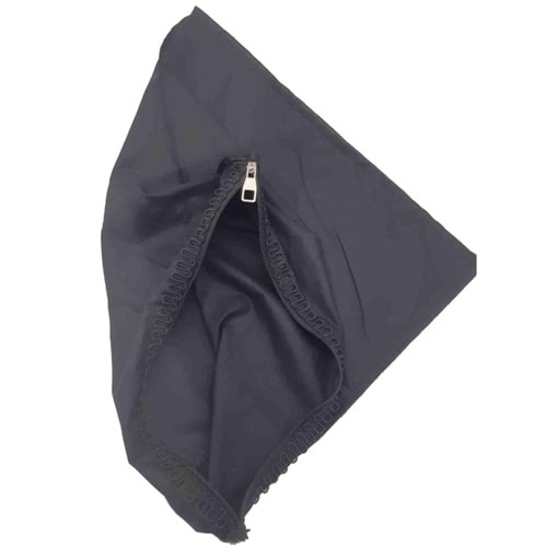 Çanta Aksesuar Siyah Renk 45X45 Cm, Dikilmiş Halde, Fermuarlı Astar